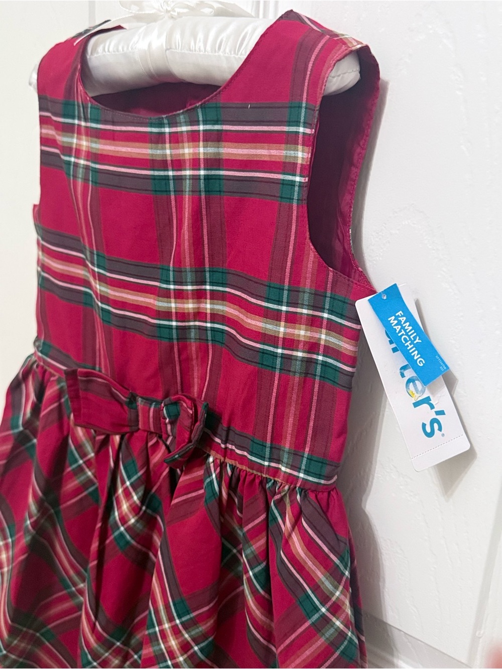 Carter’s Holiday Plaid Dress – Girls Size 4T – NWT